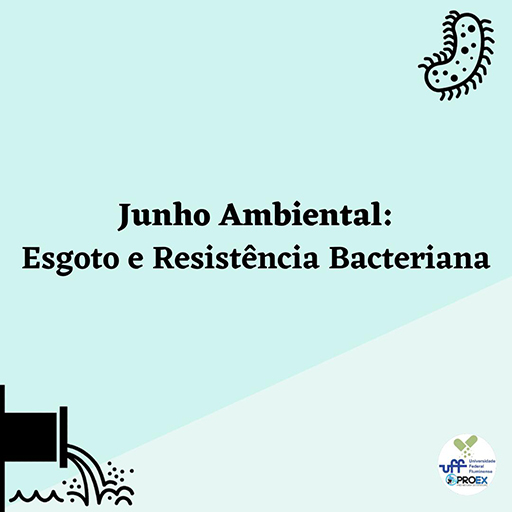 Junho Ambiental: esgoto e resistência bacteriana